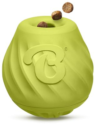 Benebone Pawbler - Natural Rubber Interactive Enrichment Treat and Kibble Dispensing Dog Toy – Great for Boredom