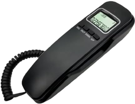 Qerwsdty Wandtelefon Wandtelefon mit Kabel Festnetztelefon Festnetztelefone für Zuhause Unternehmen Büro Begrüßungsstation