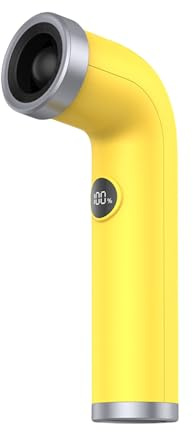 Tragbarer Ventilator ohne Flügel, elektrischer Ventilator ohne Flügel, wiederaufladbarer Ventilator mit 100 Geschwindigkeiten, für den Außenbereich, Schlafzimmer, Schreibtisch, Fitnessstudio, Garten
