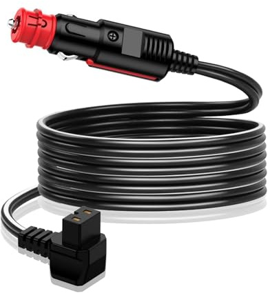 Cordon Alim 12v Glaciere 3,5 M Câble De Charge pour Autocooler Réfrigérateur Voiture 12–24 V Prise Allume-Cigare pour Camping Voyage Et Utilisation Mobile