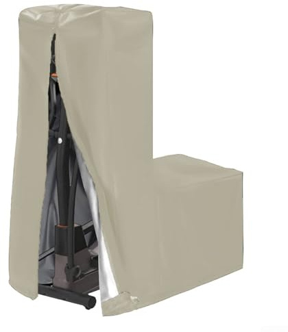 Housse de protection pour vélo elliptique en tissu Oxford 420D étanche à la poussière et à l'usure pliable pour machine elliptique à domicile Fitness Cardio Gear Sac de rangement (140 x 64 x 165 cm