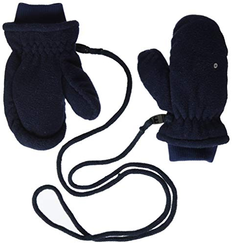 Barts Fleece Mitts Kids Jungen Handschuhe, Blau (Navy), Größe 2 (2-3 Jahre)