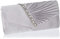 Damara Elegant Strassstein Damen Abendtasche Handtasche,Silber