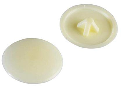 ForgePack Pozi Compatible Cover Caps | No. 6-8's | Cream, Plastic | Pack 50