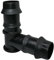 AERZETIX - C48704 - Lot de 20 Raccords coudés cannelés 90° Ø20x20mm pour tuyau d'arrosage/micro-irrigation de Ø20mm système goutte à goutte