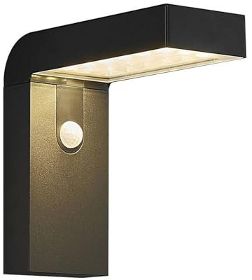 LED Outdoor Wandleuchte ALYA Solarleuchte, 5W, 3000K, IP44, schwarz