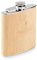 Flasque – Flasque Alcool Whisky – Hip Flask – Acier Inoxydable (175 ml – Bambou)