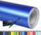 Folindo® Autofolie Blau Matt (23€/m²) | 50 x 152 cm | + Rakel & Cutter | Selbstklebende Luftkanal Folie zur Auto Folierung | Blasenfrei