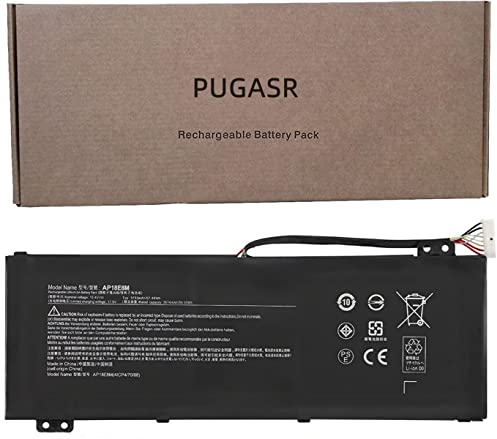 PUGASR AP18E8M Laptop Akku Kompatibel mit Acer Nitro 5 AN515-55 AN515-52 AN515-43 AN515-44 Predator Helios 300 PH317-53 ConceptD 3 Pro CN315-71P ConceptD 5 Pro CN515-71 CN515-71P AP18E7M 57.48Wh