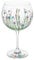 Shudehill Giftware East West My Favourite Glass Floral Hand Painted Gin Glass - Butterfly, Bees or Dragonfly Meadow Designs (Bee)