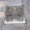 Caniveau Exterieur Grille de Drainage Carrée 10x10cm, 15x15cm, 20x20cm, 25x25cm, 30x30cm avec Base, Couvercle de Drainage Extérieur Durable en Acier Inoxydable 304 pour Jardin(30cmx30cm(11 3/4x11 3/4