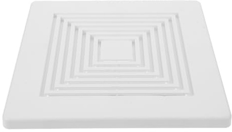 VALICLUD Bathroom Vent Fan Cover 11.00 X 11.00in Ceiling Grille with Springs Replacement Exhaust Vent Cover for Shower Restroom Wall or Ceiling Installation