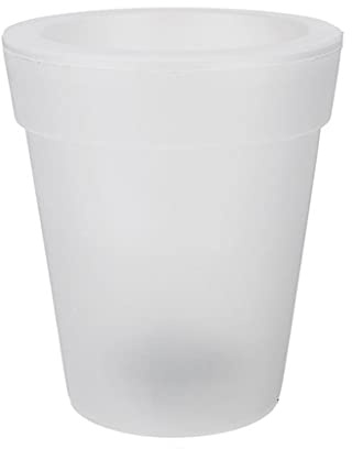 CHUOZI Pot de fleurs LED à énergie solaire pour extérieur, jardin, paysage, éclairage de fleur, vase de cour, décoration