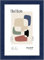 accent by nielsen Bilderrahmen, 10 x 15 cm, Holz, Blau, Fotorahmen zum Auftstellen und Aufhängen im Hoch- & Querformat, Echtglas, Zoom