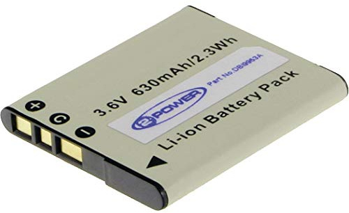 2-Power DBI9953A 3.6 V 630 mAh Camera Battery for Sony Action Cam-HDR-AS30, WX170 and WX220 - Grey