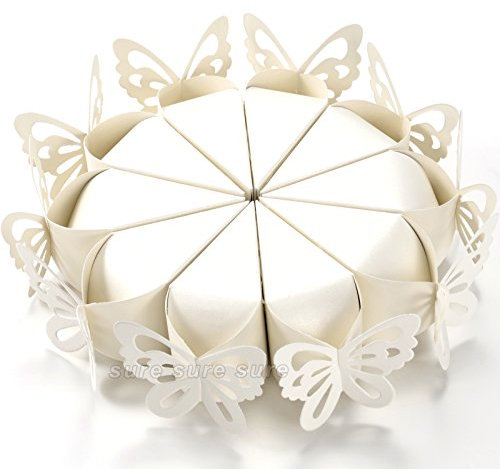 50pz Farfalle Perlata Matrimonio Segnaposto Bomboniere Porta riso Porta confetti