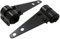 PW 30-38 mm Gabel Lampenhalter, schwarz, Paar, kompatibel für Motorrad, universal