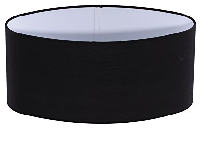 Lampenschirm für Tischleuchte in Oval Mira Schwarz TL 59-59-27