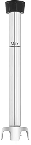 Royal Catering RCMA-400 Stabmixer Pürierstab Mixstab Zubehör (Mixaufsatz, Edelstahl, 400 mm, Spritzschutz, Edelstahl)