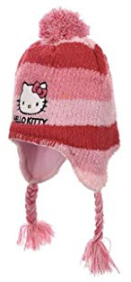 Hello Kitty Peruanische Wintermütze (54, rosa)