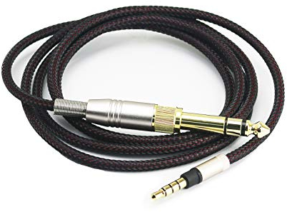 Cavo audio di ricambio compatibile con cuffie Denon AH-MM400, AH-MM300, AH-MM200, 2 metri