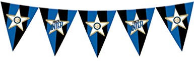 Festone Bandierine Carta Inter, Arredo Festa Bimbo Fc Internazionale PS 10894
