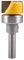 KATUR Flush Trim Hinge Mortise Template Router Mills Bit with 1/4 Inch Shank Woodworking Milling Cutter(1/4 Shank;3/4 Width;7/16 Depth)