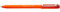 Pentel BX460-F Kugelschreiber Izee, Modell mit Kappe, Metallclip, 0, 5 mm Strichstärke, 12 Stück, Orange