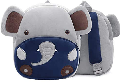 YZNlife Kleinkind Rucksack, Kleinkind Schultasche,Cartoon Kinder Rucksack Tier Cartoon Mini Tasche Plüsch Kinder Rucksack, für Baby 1-5 Jahre
