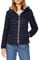 camel active Damen leichte Steppjacke mit Abnehmbarer Kapuze Dunkelblau, womenswear-44