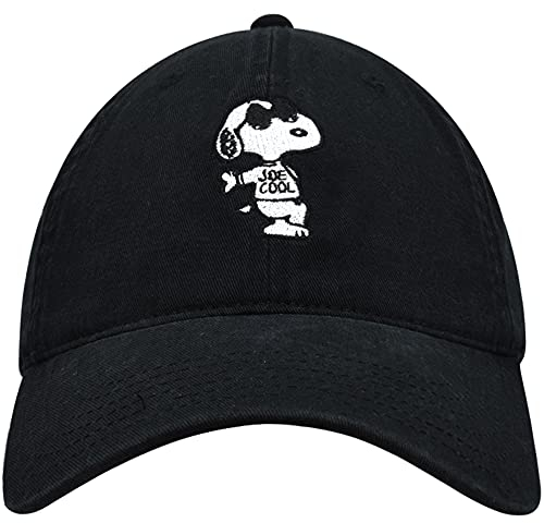 Concept One Unisex-Erwachsene Peanuts Snoopy Baseballkappe mit gebogener Krempe Dad Hat, Joe Cool, Einheitsgre
