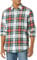 Amazon Essentials Herren Langarmhemd aus Flanell (in Übergröße erhältlich), Rot Weiß Tartan Plaid, XXL