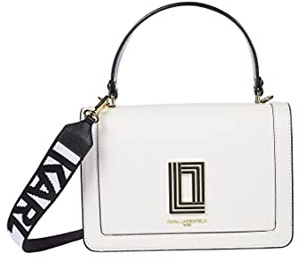 Karl Lagerfeld Paris Simone Crossbody, Winter-Weiß, Einheitsgröße