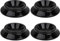 Piano Foot Pads Set Caster Cups Zubehör 4pcs Runde ABS Piano Wheel Cup speziell für Klavier