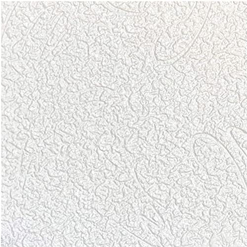 MASTERBRICO Decorative polystyrene panel for ceiling and wall effect 3D thermal insulation - thickness 1 cm - size 50x50 cm decosa, Pack of 10sqm (40 panels) (B004), White