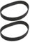 ECSiNG 2 Correas de Transmisión de Goma para Cepilladora HTD255-3M-14 de 85 Dientes Correa de Distribución de Circuito Cerrado 1604736002 Compatible con Bosch FO150 FO200 PHO2.82 PHO20-82 (3258)