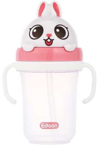 Edison Friends Gobelet à paille Lapin blanc EF3345