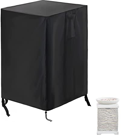 Onlyme – Housse de protection carrée pour brasero d'extérieur au propane imperméable pour foyer à gaz et brasero