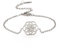 kkjoy Blume des Lebens Armband Edelstahl Unvollständige Blume des Lebens Charm Armband Weihnachtsschmuck Geschenke für Frauen Charmante Damen