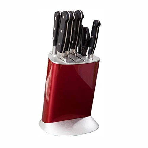 Plastic Knife Holder - Ergonomic Angle Design of Kitchen Knife Holder Detachable Red Knife Holder