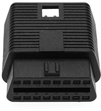 ECSiNG OBD2 Diagnose Verlängerungsstecker Adapter OBD II 16-poliger Stecker auf Buchse Fahrzeugdiagnose Verlängerung Buchse für Fahrzeugdiagnose Scanner