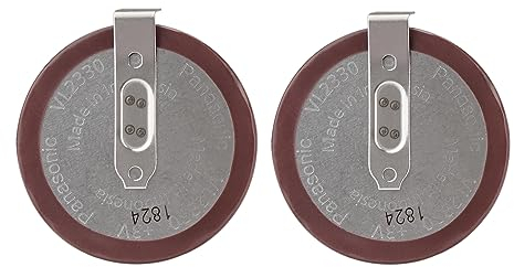 Pack of 2 180 Degree Angle Battery VL2330 for Car Key Remote Control Compatible with Land Rover LR2 LR3 Discovery Range Rover