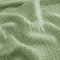 EMME Baumwolldecke Musselin Decke Erwachsene, 152 x 203 cm, 6-Layer, Sofadecken Atmungsaktive Weiche Decke Alle Jahreszeiten Vorgewaschen Couch Decken Baumwolle Tagesdecke,Gras Grün