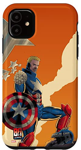 Marvel Iron Man Captain America 80th Anniversary Covers Case for iPhone 11