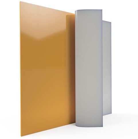 Vidrio acrílico cortado a medida, placas de acero inoxidable, 3 mm, colores transparentes y tamaño a elegir (mango)