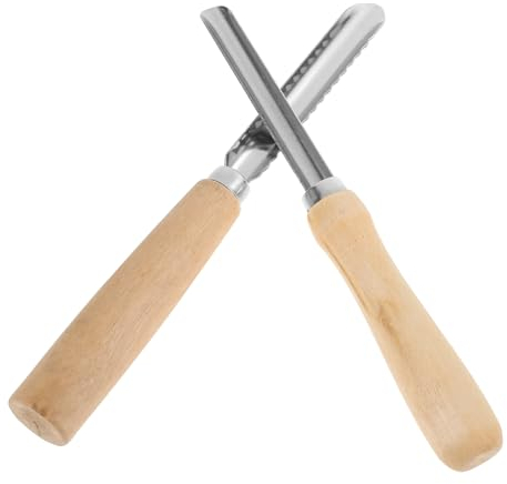 Pflaumenentkerner Obst Kernentferner 2 Stück Holz Edelstahl