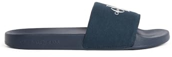 Calvin Klein Herren Slide Monogramm Cv Ym0ym01271, Blue Triple Calvin Navy, 40 2/3 EU
