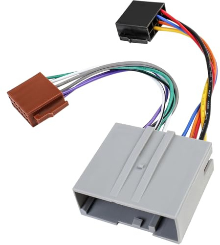 Zenoruslky 16Pin-24Pin Radio Wiring Harness Adapter Kit Compatible with Ford F-150 F-250 F-350 F-450 F-550 Explorer Lincoln Mercury ISO Car Stereo Wire Harness Connector