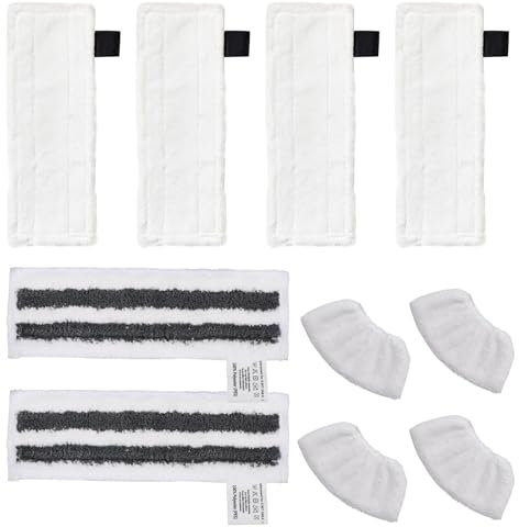 kingsea Steam Mop Replacement Pads Compatible with Karcher SC Steam Cleaner, Microfiber Mop Cloth Steam Pocket Mop Pads Set for SC Floor Nozzle SC2 SC3 SC4 SC5