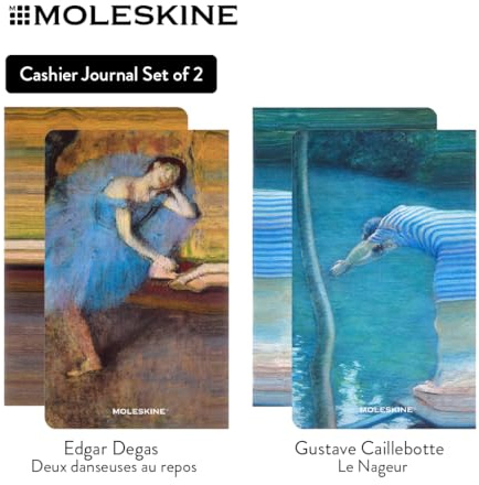 Moleskine Impressionismus Cahier (2er Set), L/A5, blanko, weicher Einband